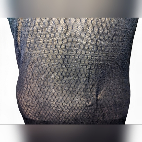 Tia Lyn Long Lace Chemise Small Black and White - Picture 4 of 7